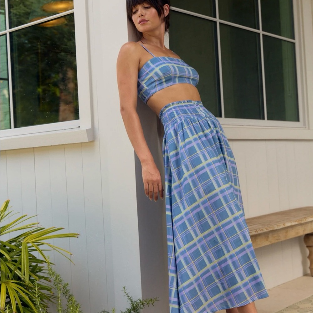 Olivia by Livro, Georgia Skirt in madras, XS